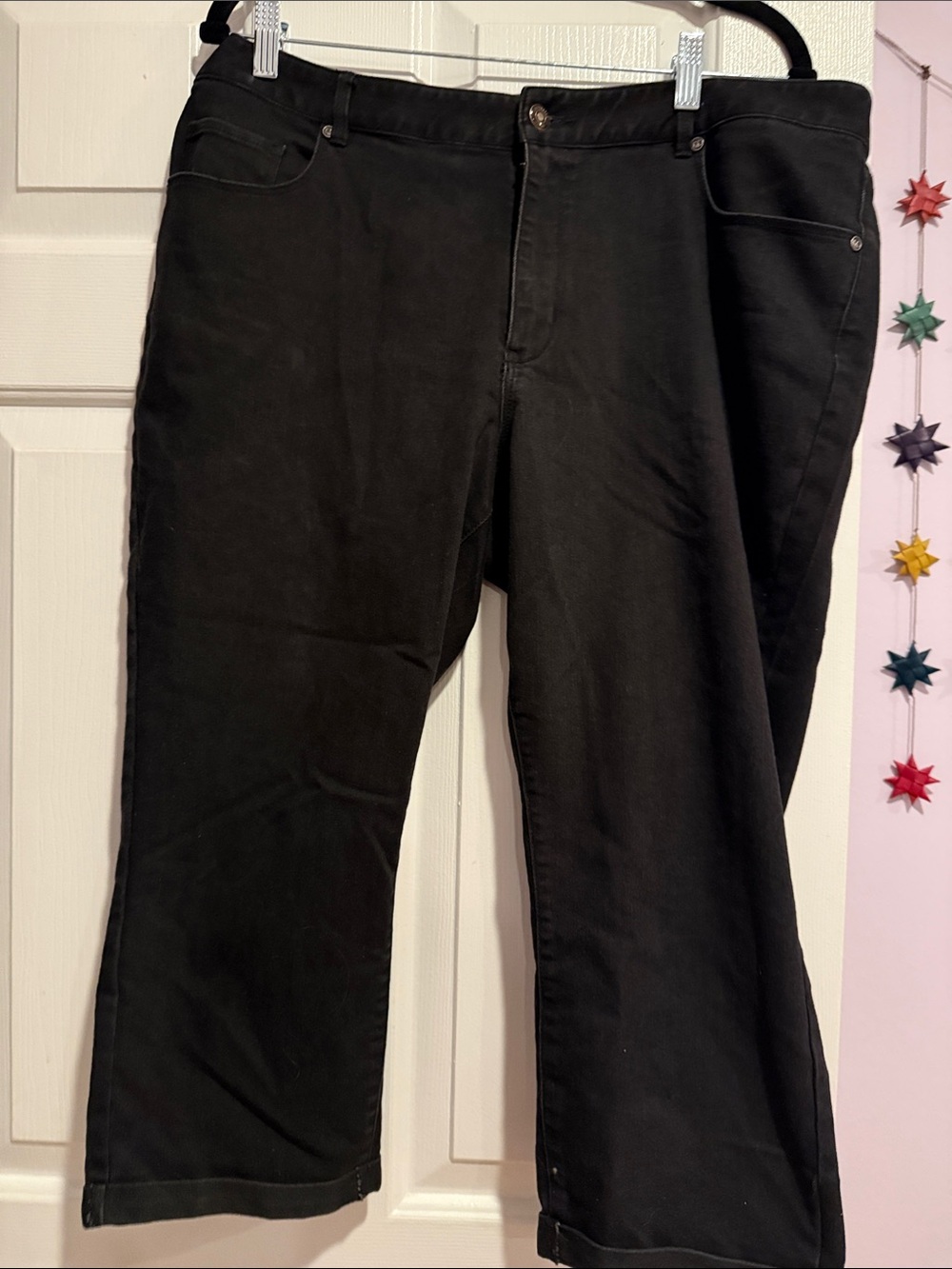 Coldwater Creek Black Capris